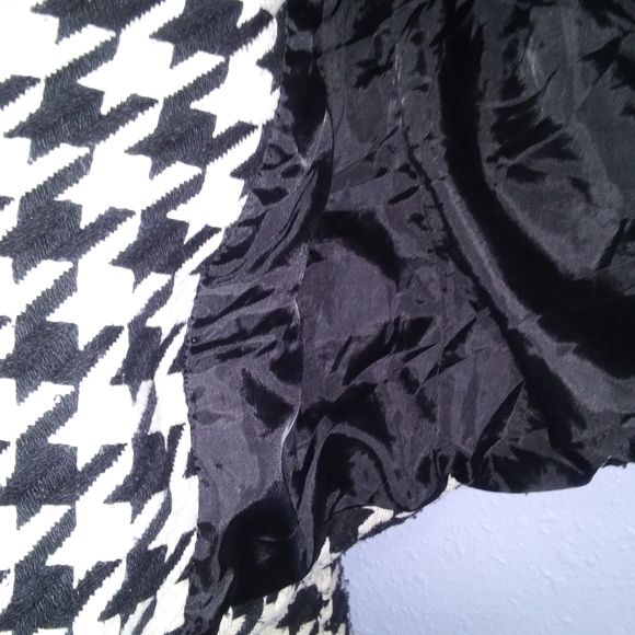 Yoki Houndstooth Faux Leather Accent Moto Small - Picture 12 of 15